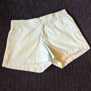 Lauren James Seersucker Shorts Sz 4